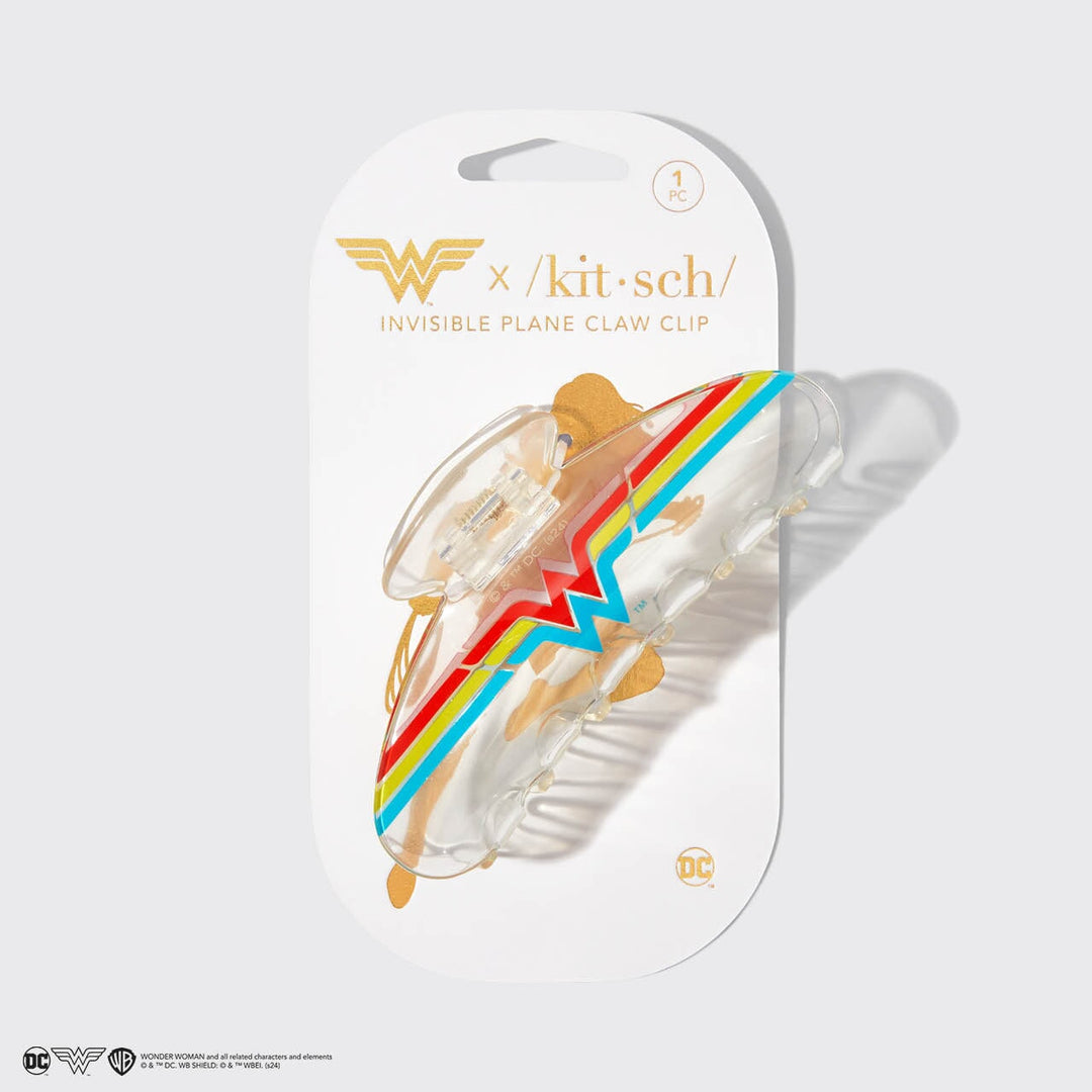 Wonder Woman x Kitsch Clear Acrylic Printed Clip Claw Clip KITSCH 