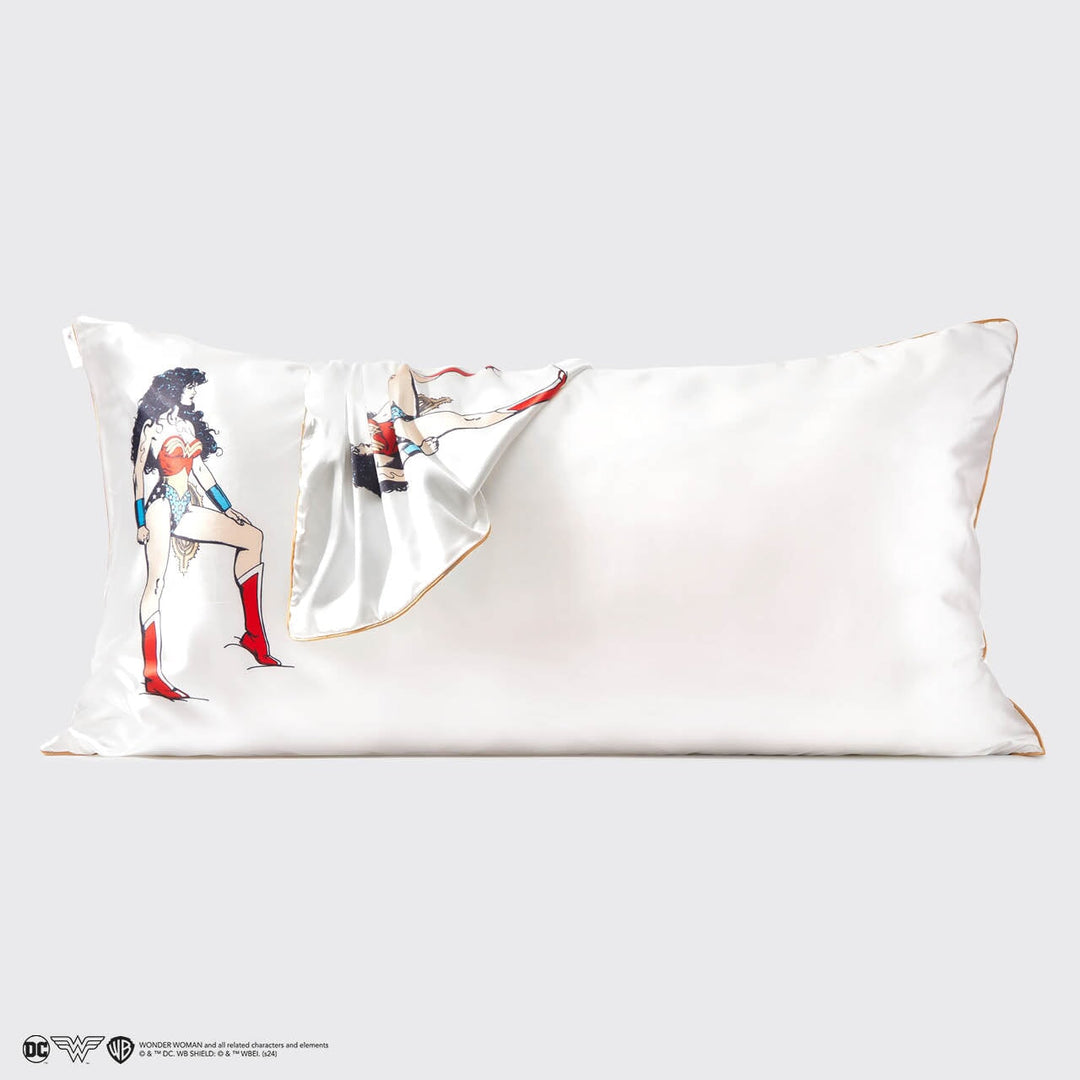Wonder Woman x Kitsch King Pillowcase - Believe in Wonder Pillowcases KITSCH 