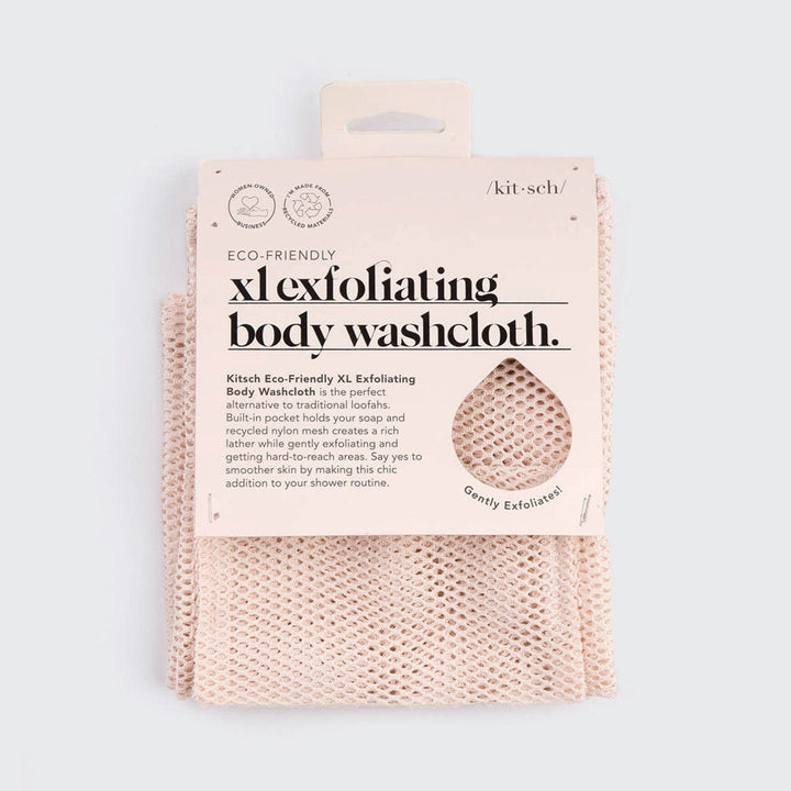 XL Exfoliating Body Washcloth - Blush Body Care KITSCH 