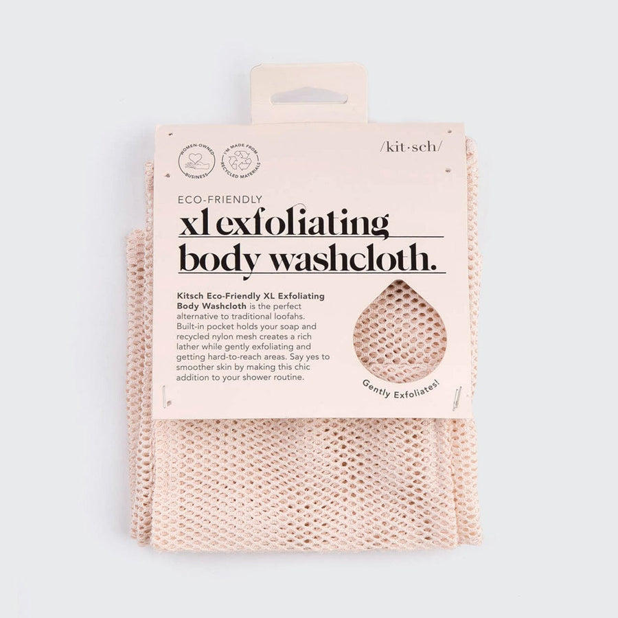 XL Exfoliating Body Washcloth - Blush Body Care KITSCH 