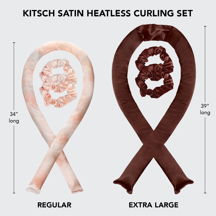 XL Heatless Hair Curler - Chocolate Heatless Hair KITSCH 